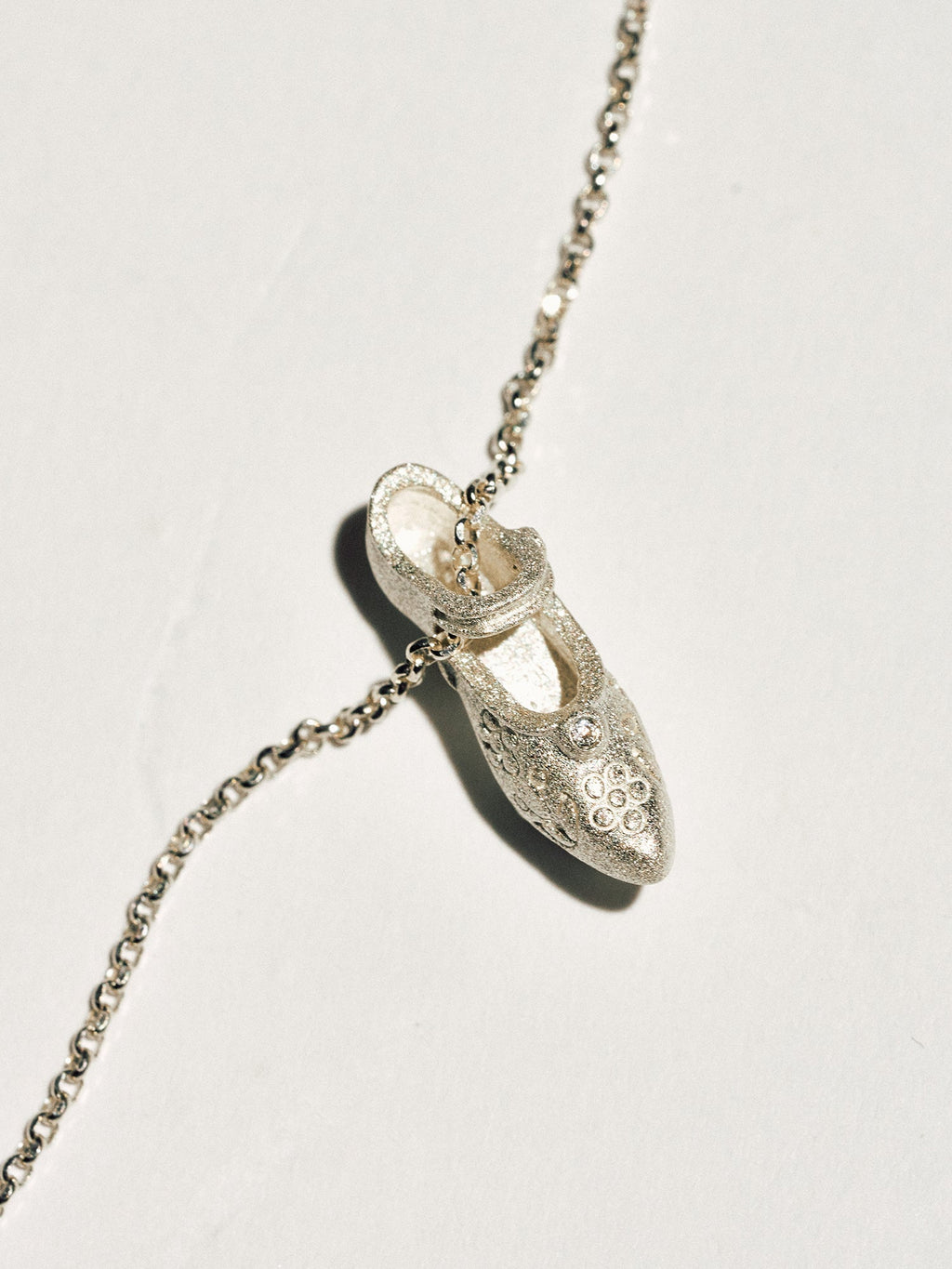 Vintage Mary Jane Shoe Necklace