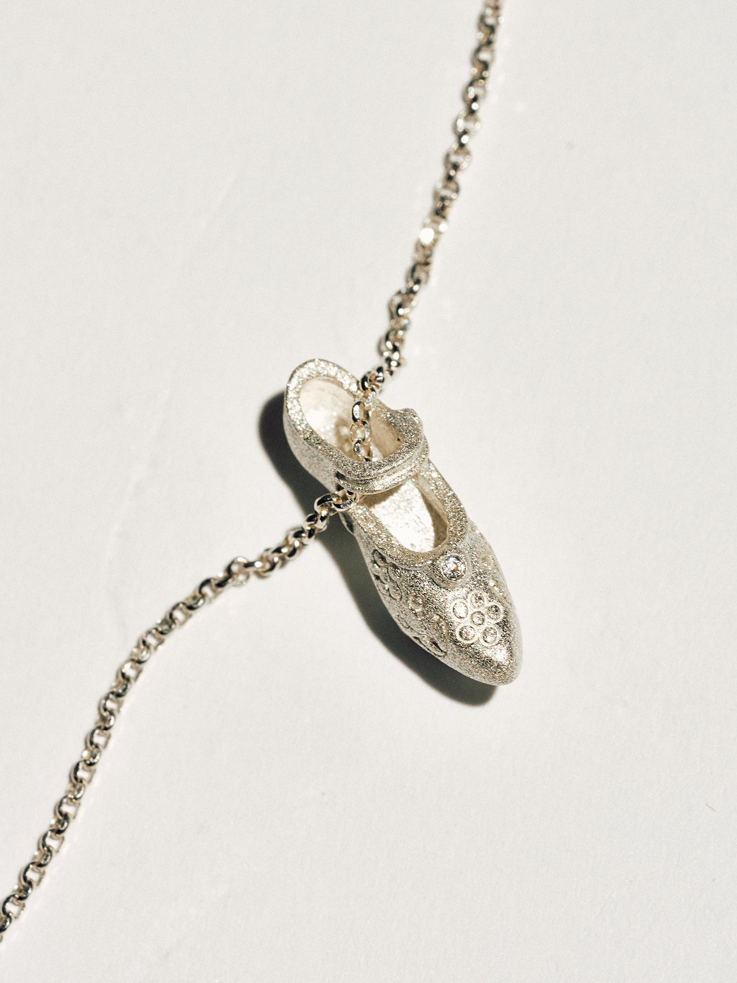 Vintage Mary Jane Shoe Necklace