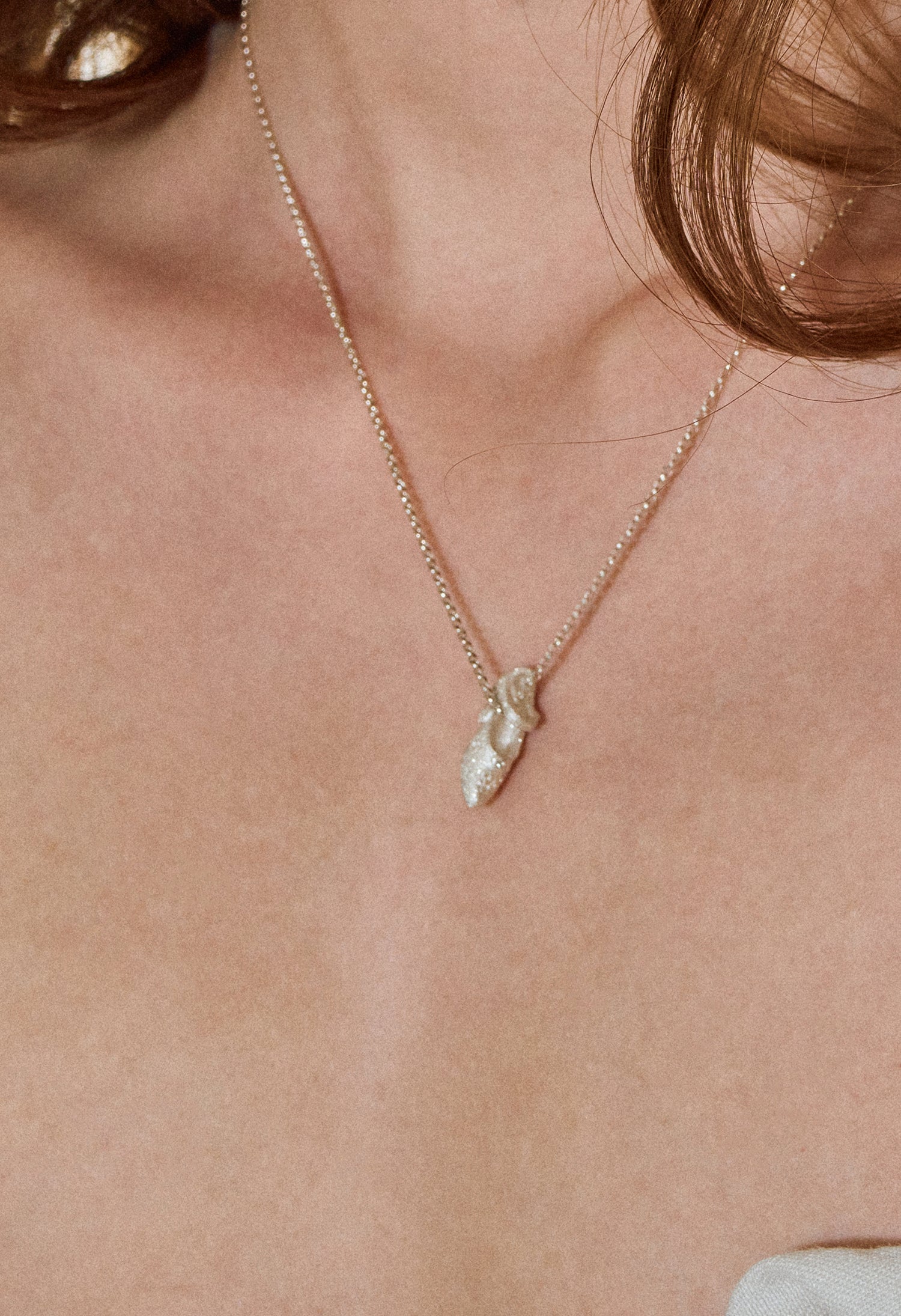 Vintage Mary Jane Shoe Necklace