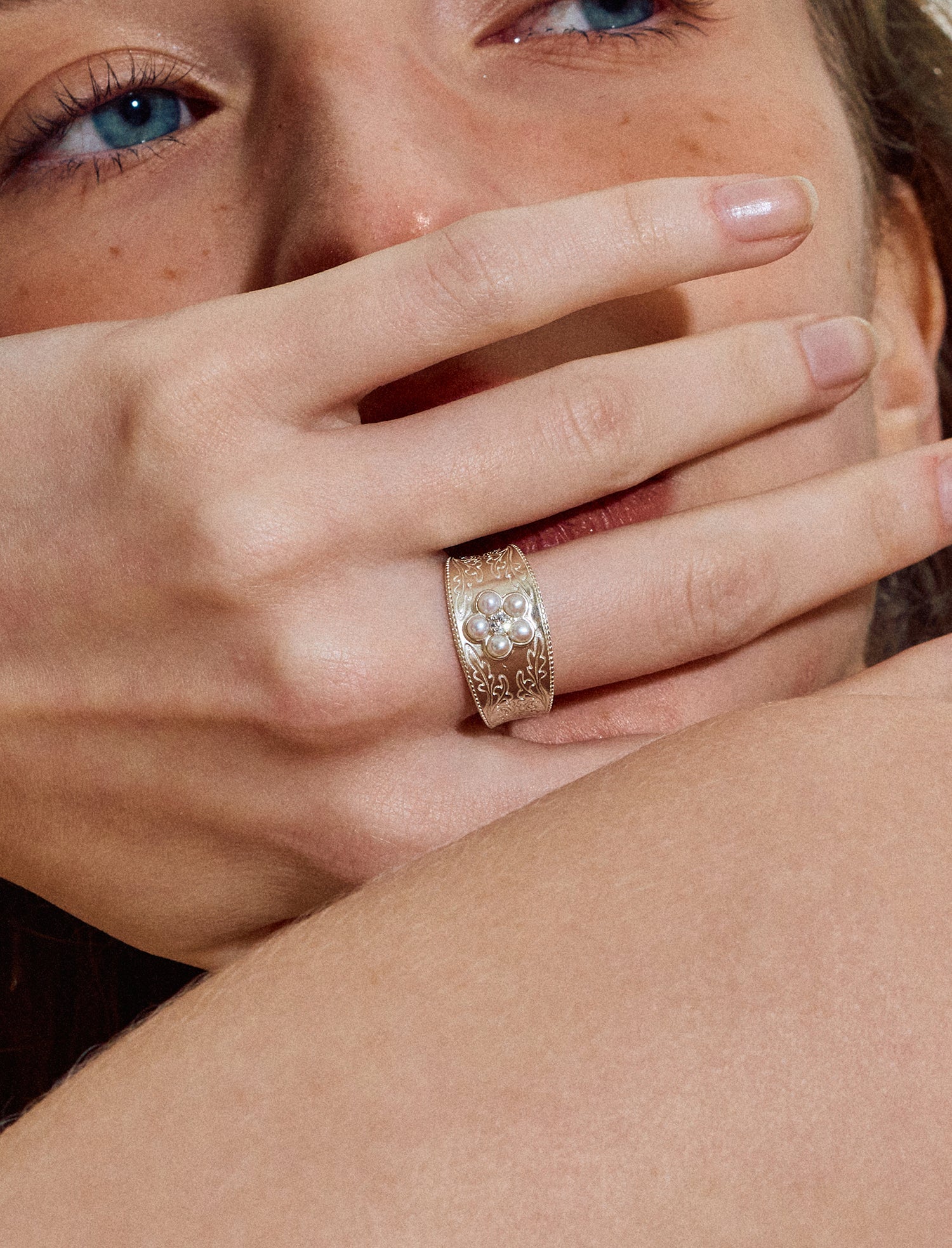 Pearl Blossom Ring
