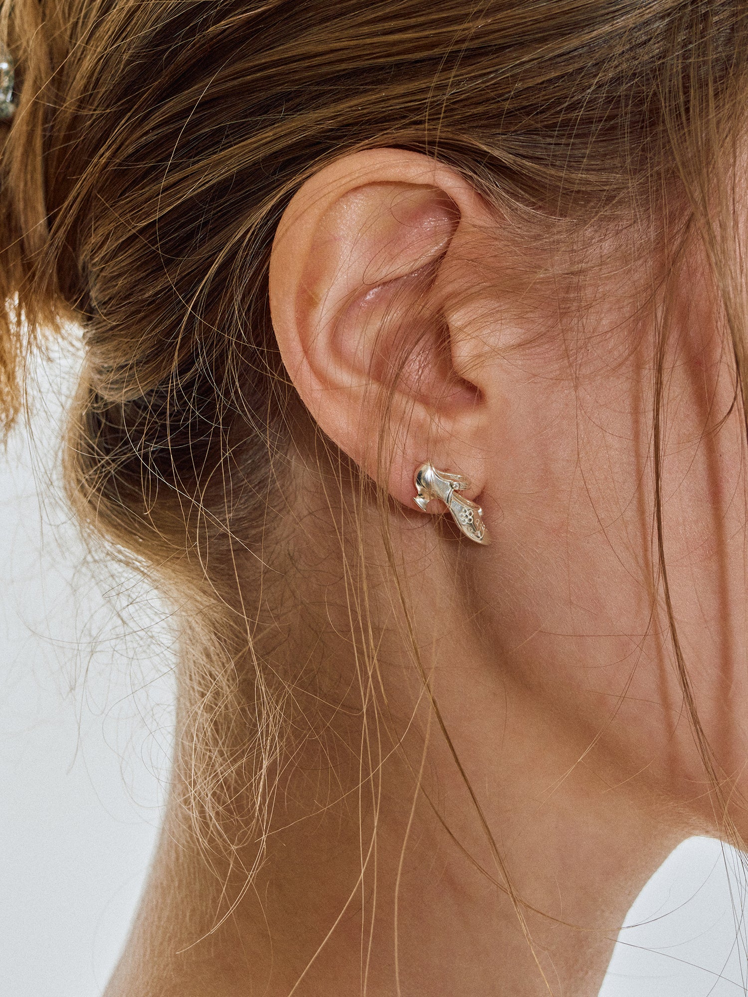 Vintage Mary Jane Shoe Earrings
