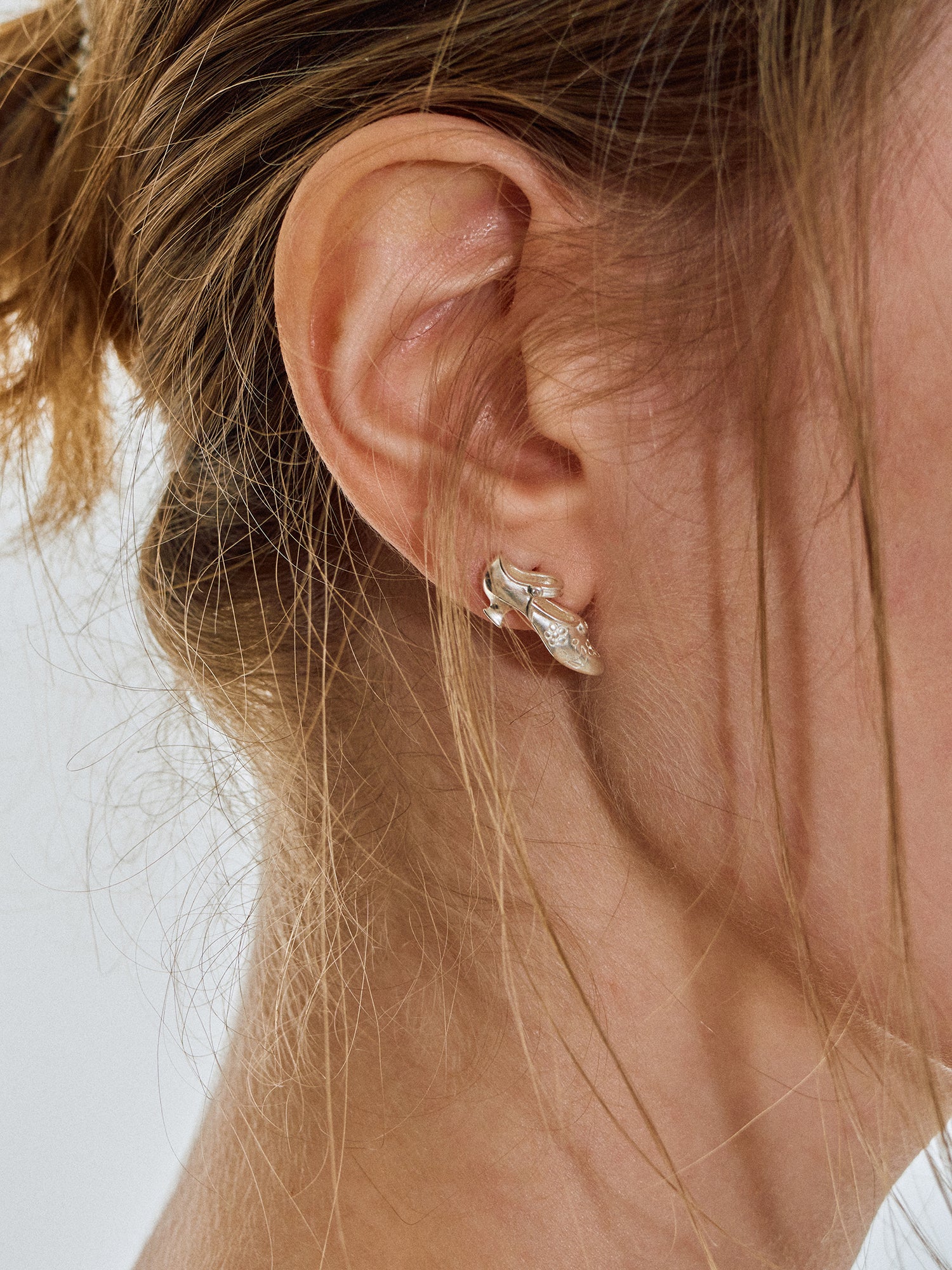 Vintage Mary Jane Shoe Earrings