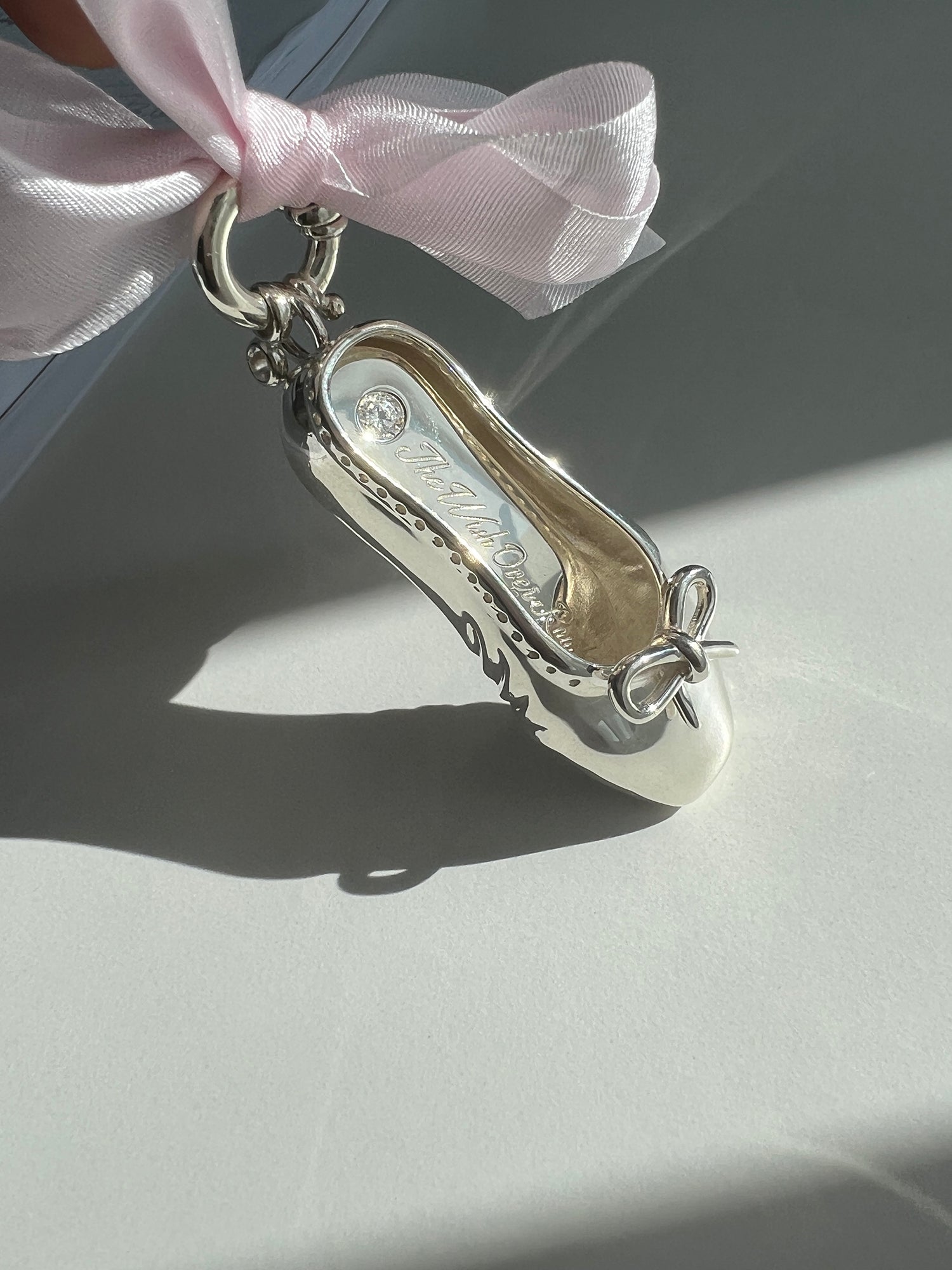 Ballet Shoe Pendant Necklace