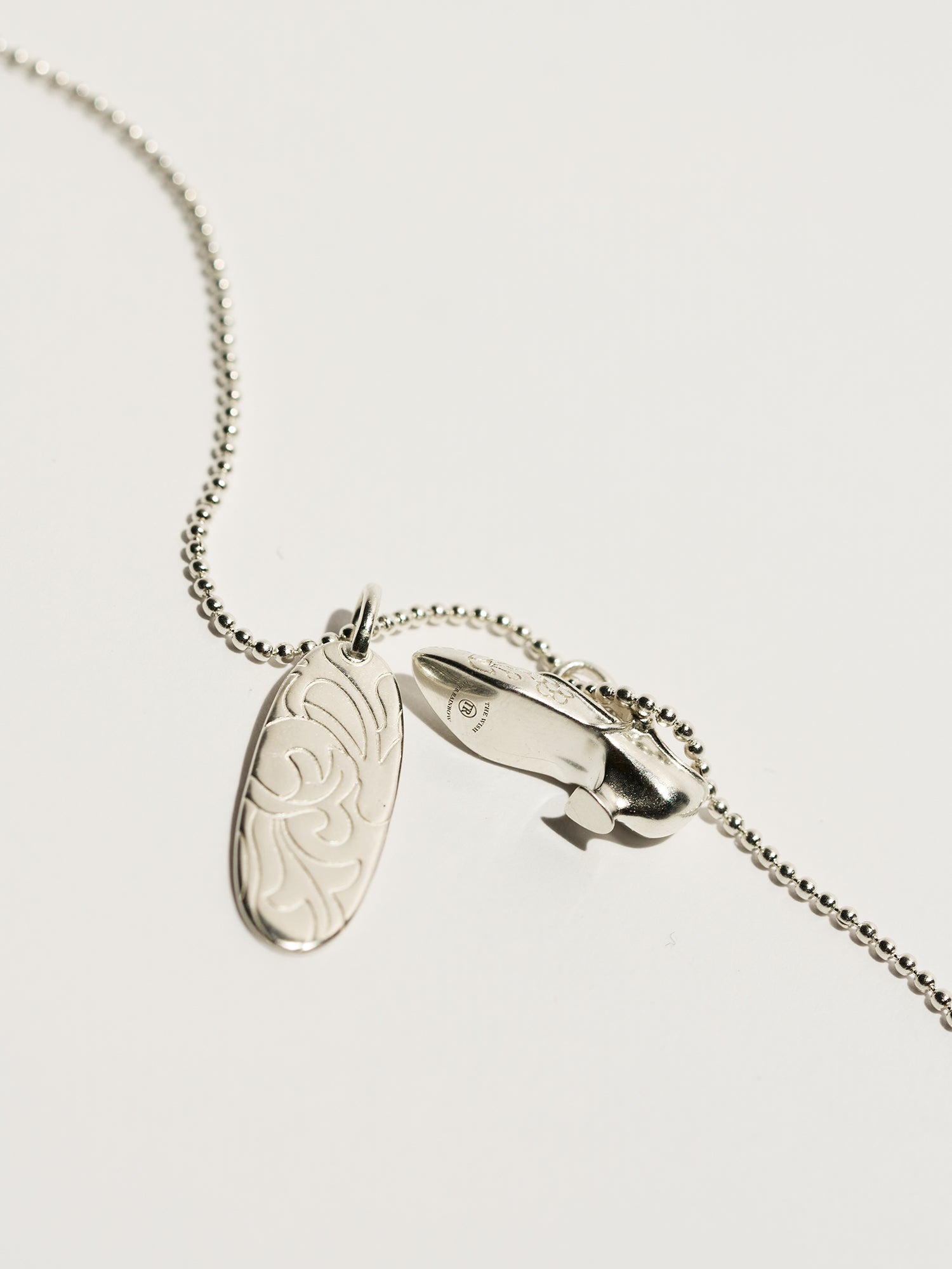 Vintage Mary Jane Shoe Long Necklace