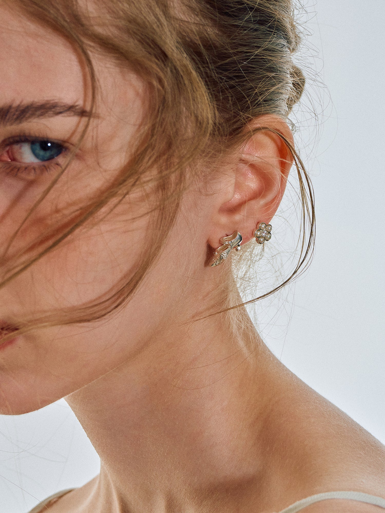 Vintage Mary Jane Shoe Earrings