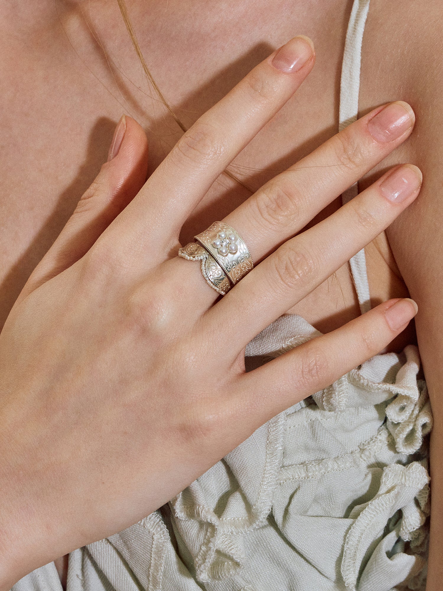 Pearl Blossom Ring