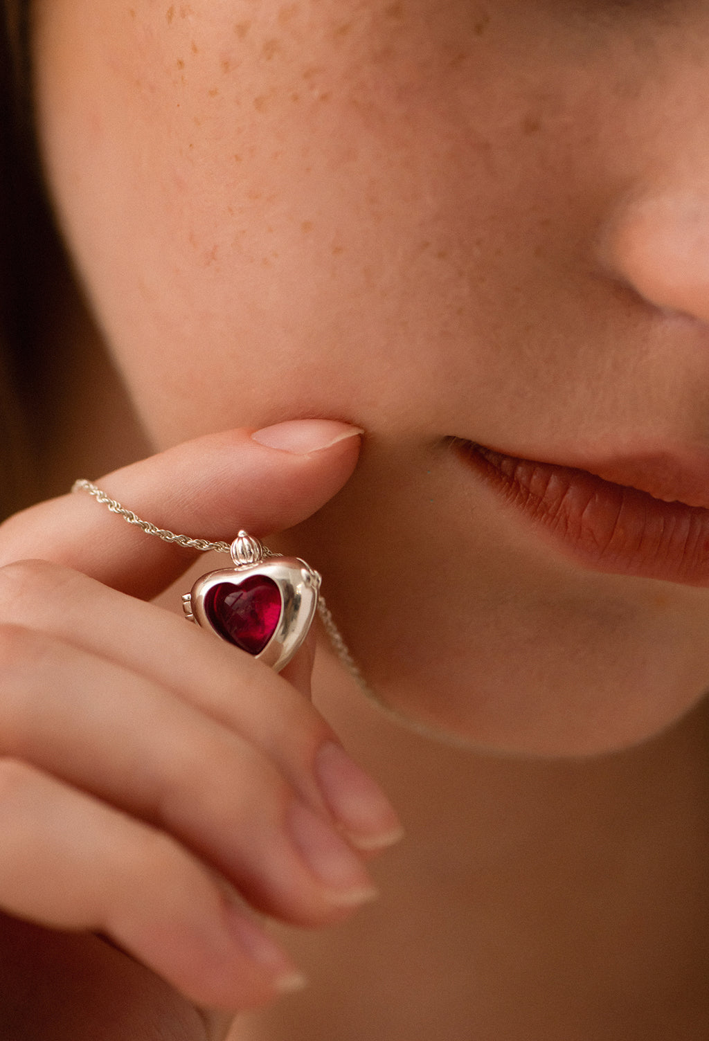 Heart in a Bottle Necklace