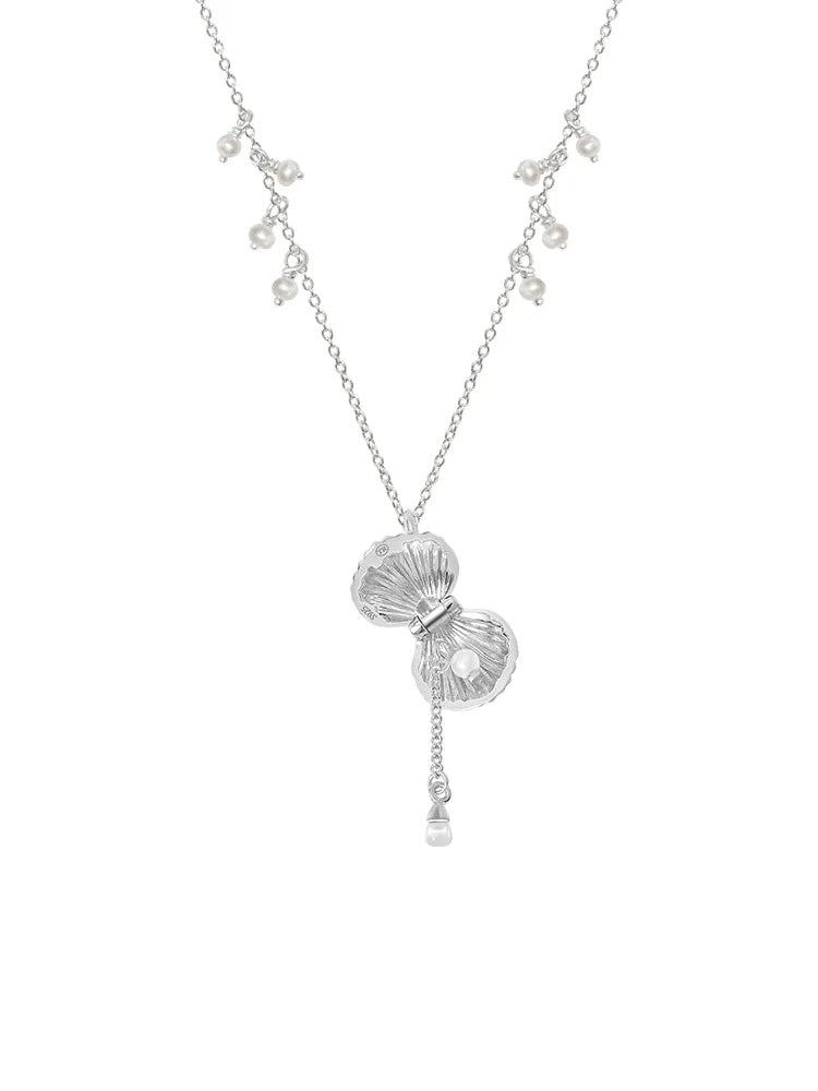 Mini Shell Locket Necklace