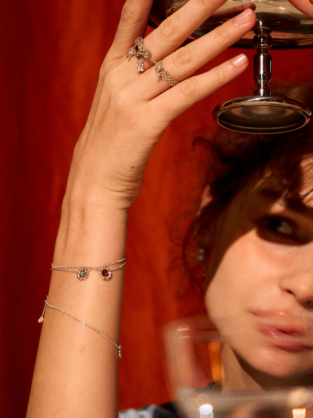 Oil Palette Halo Bracelet