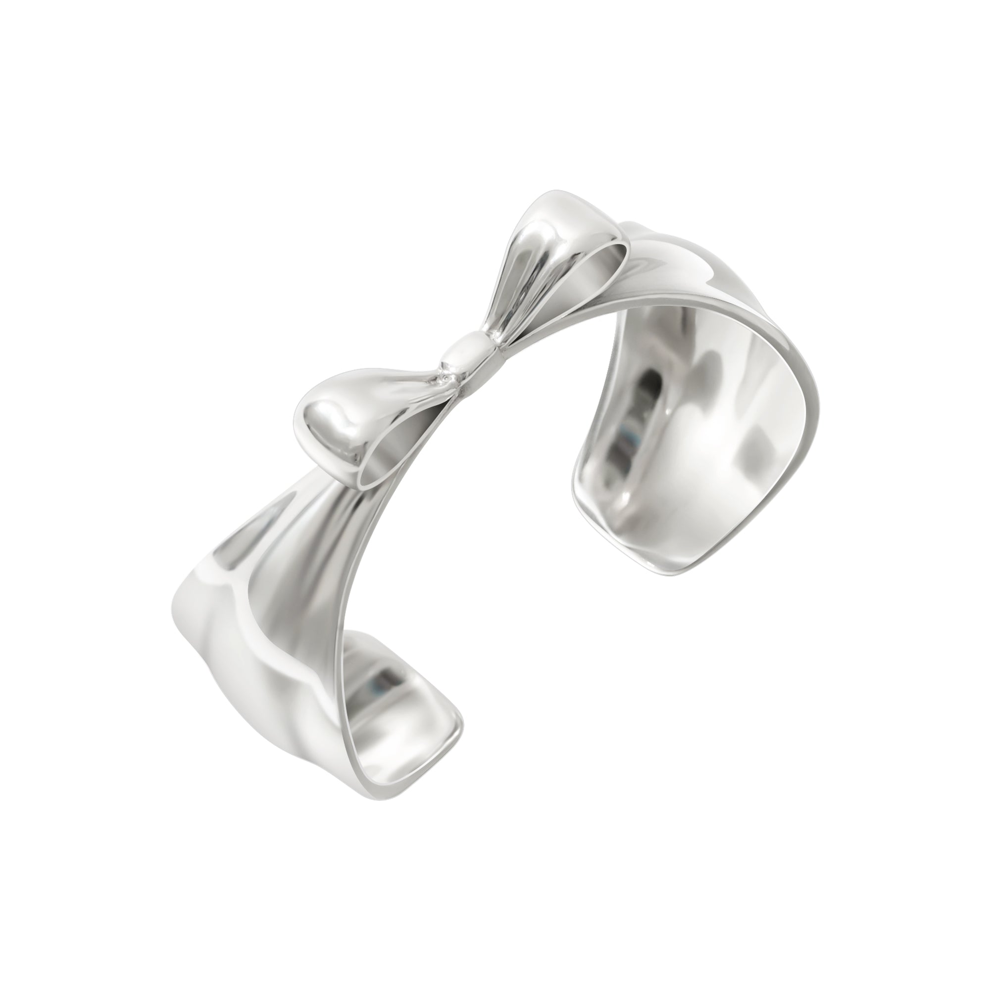 Silver Bowtie Bangle
