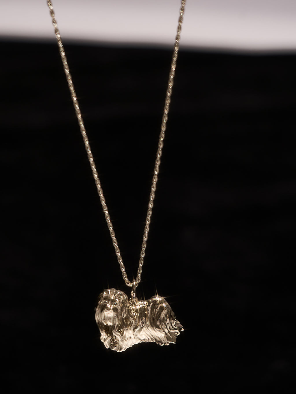 Lucky Puppy Pendant Necklace