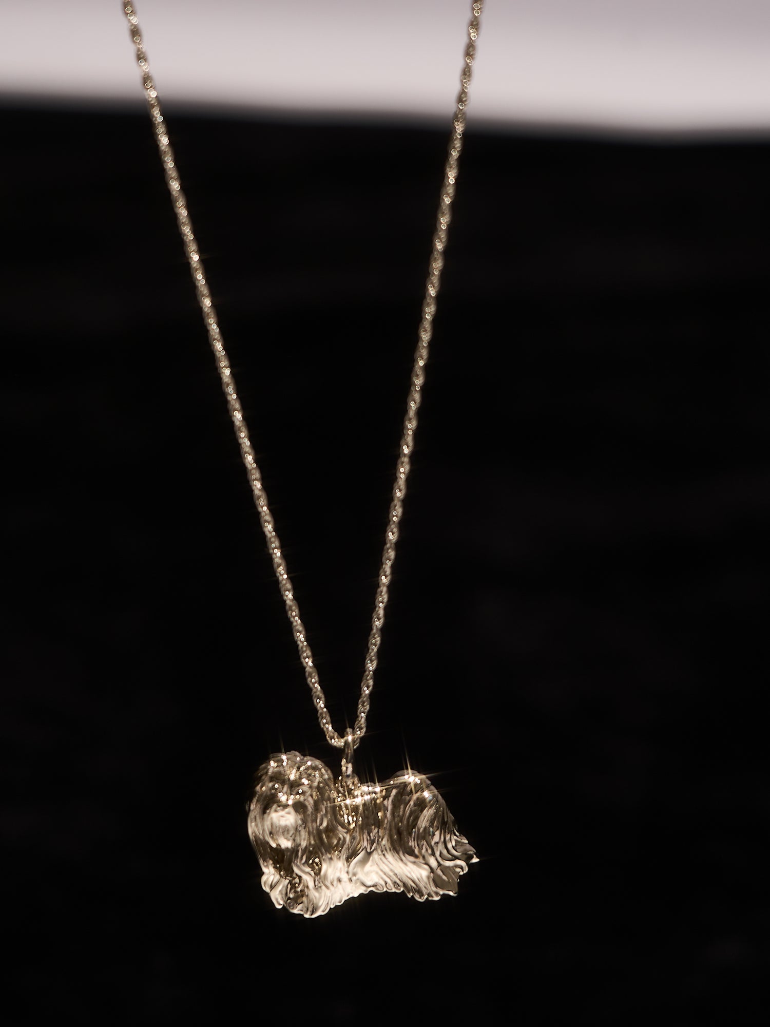 Lucky Puppy Pendant Necklace