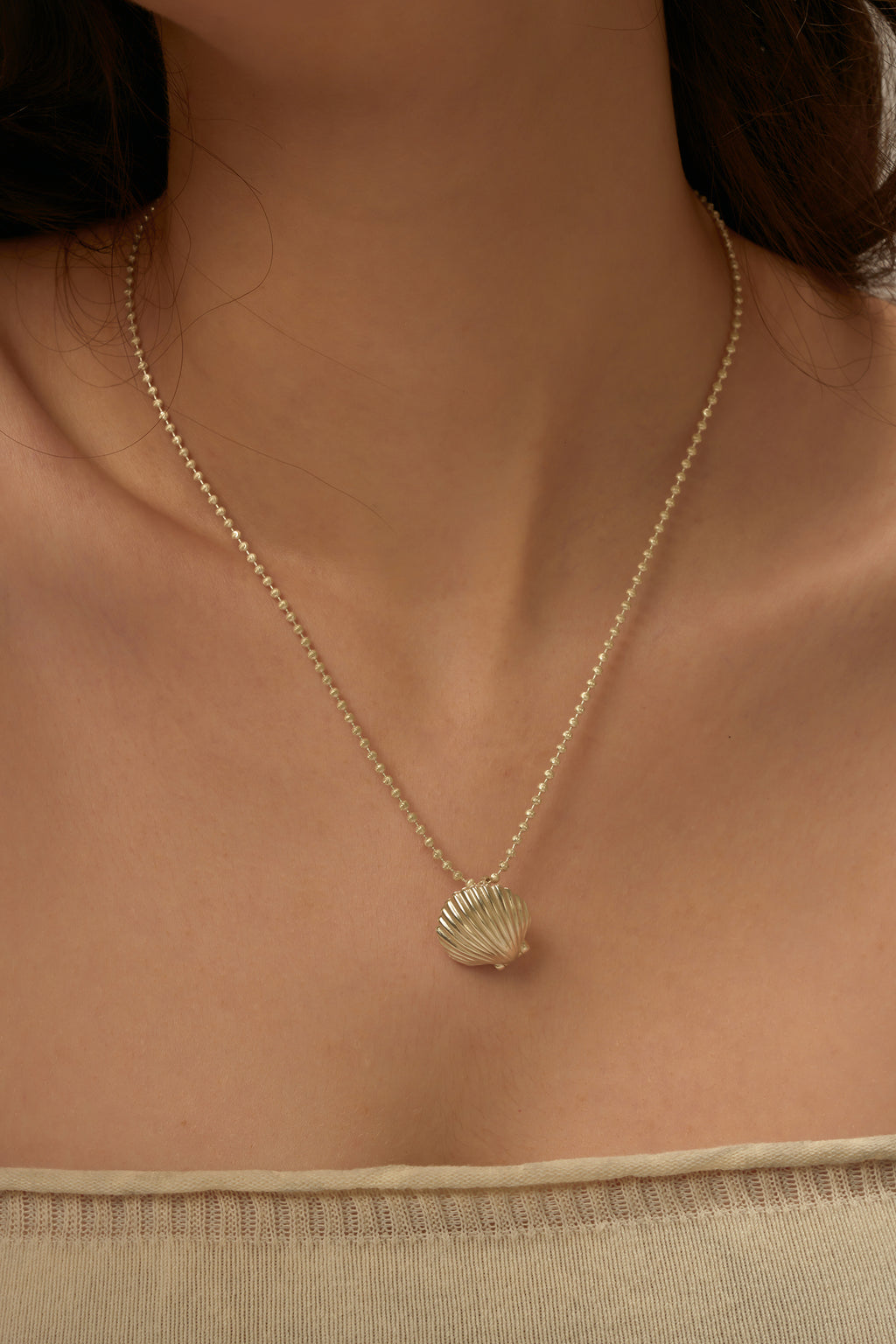 Shell Locket Necklace