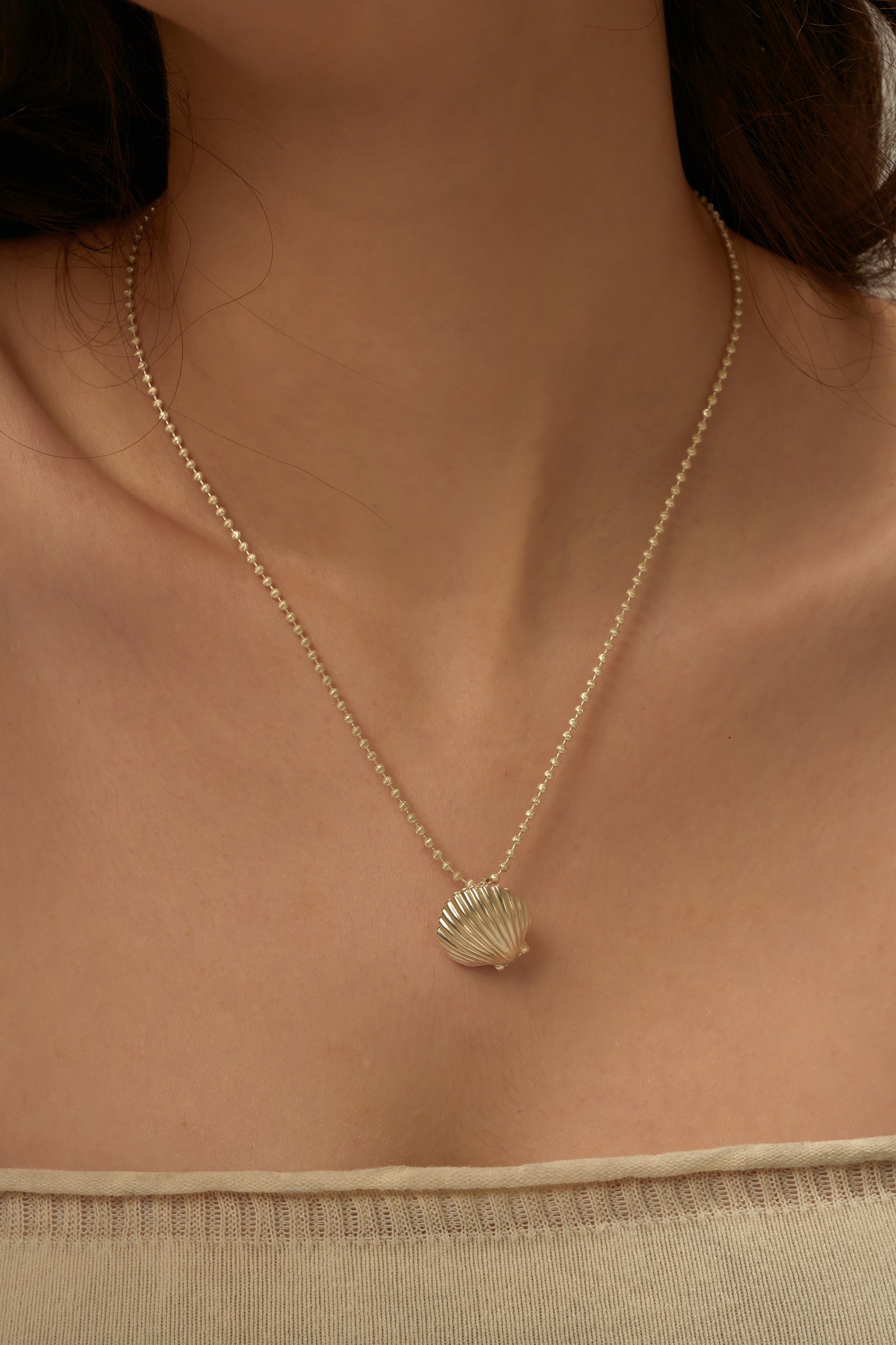 Shell Locket Necklace
