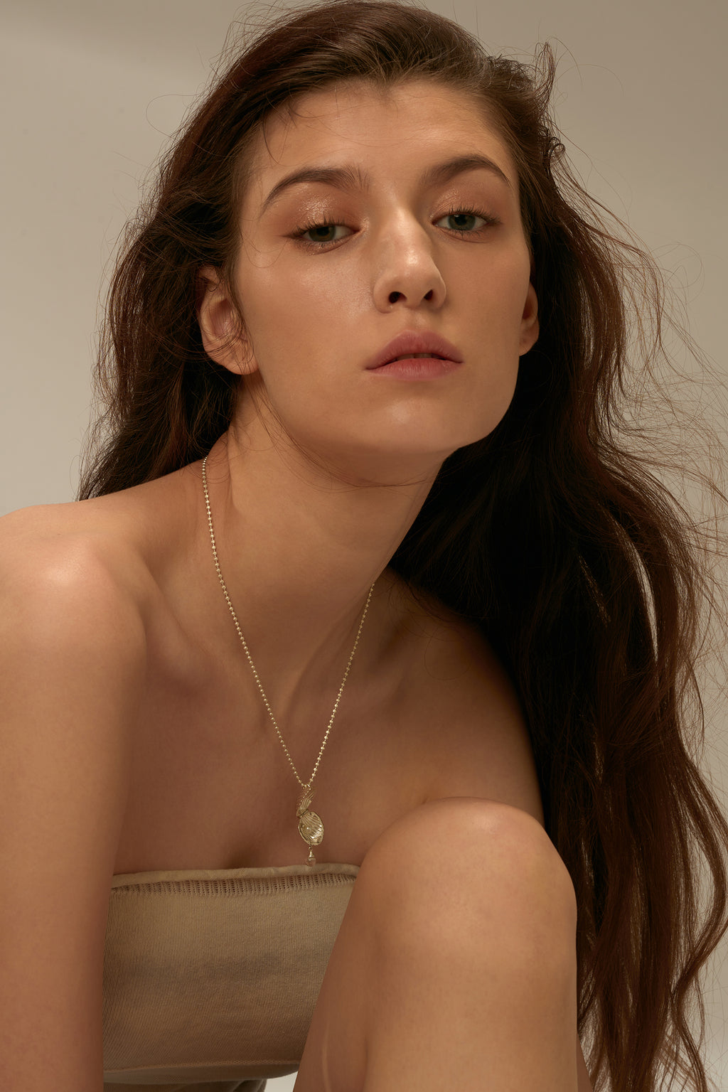 Shell Locket Necklace