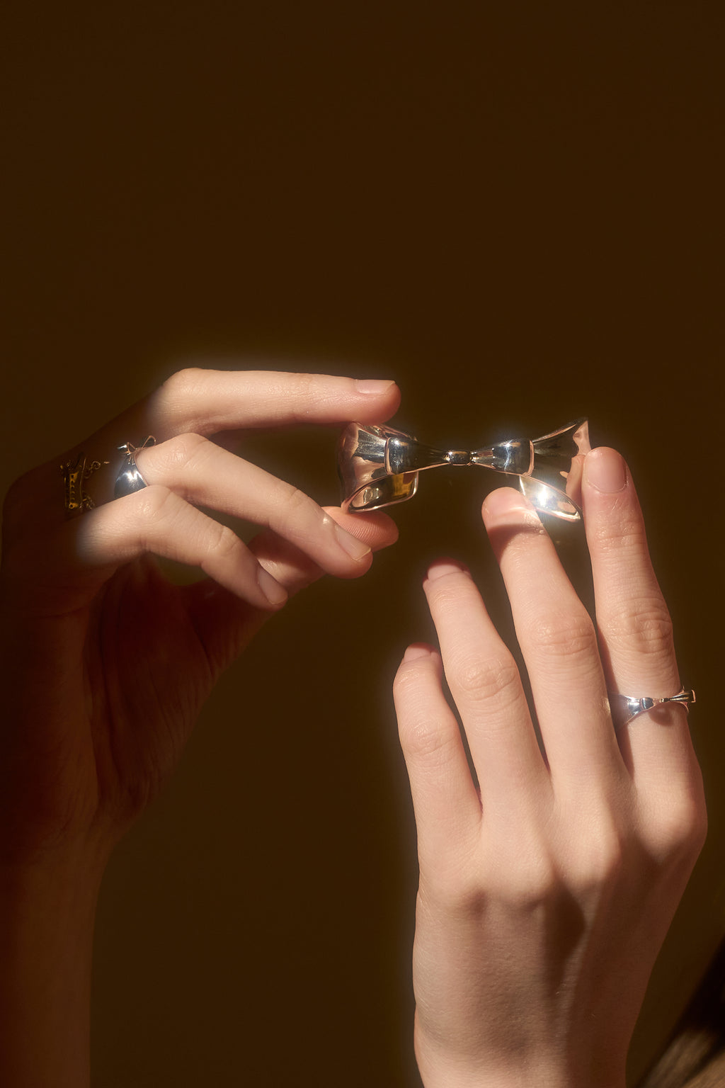 Silver Bowtie Bangle