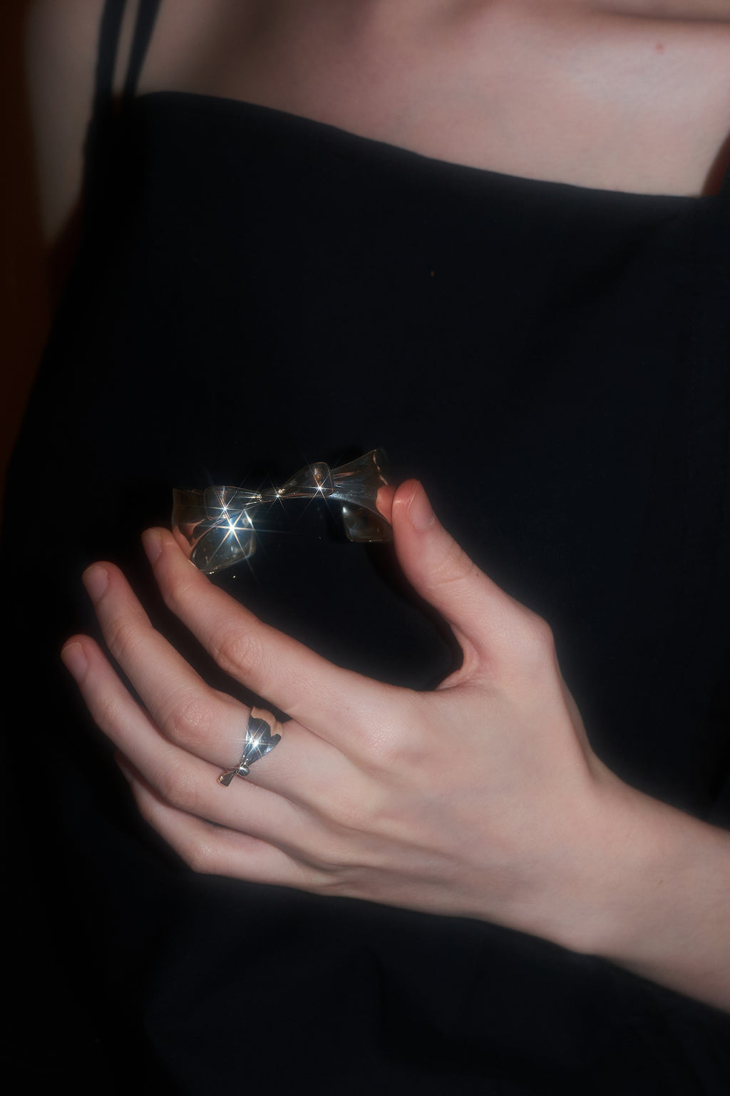 Silver Bowtie Bangle