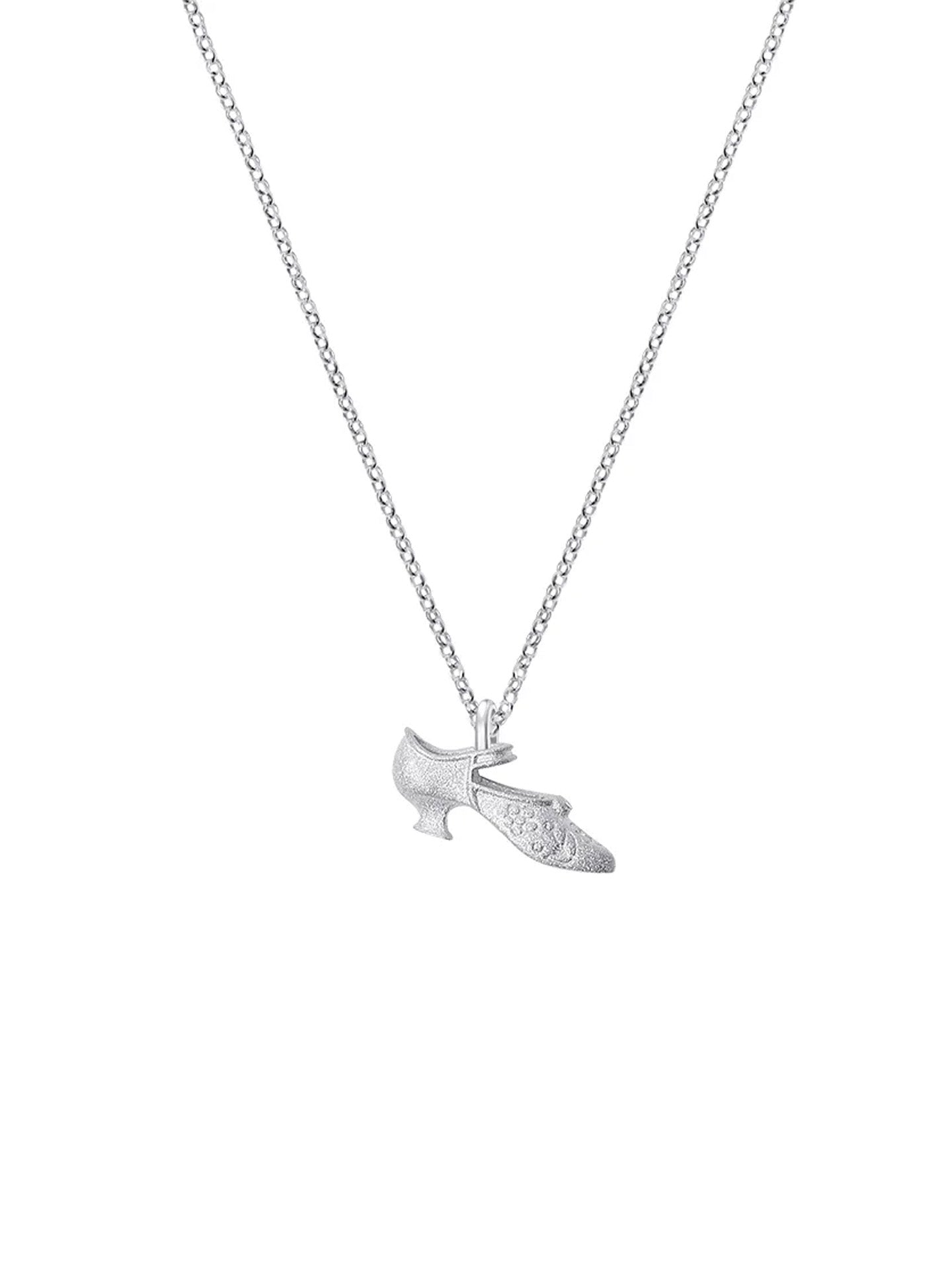 Vintage Mary Jane Shoe Necklace