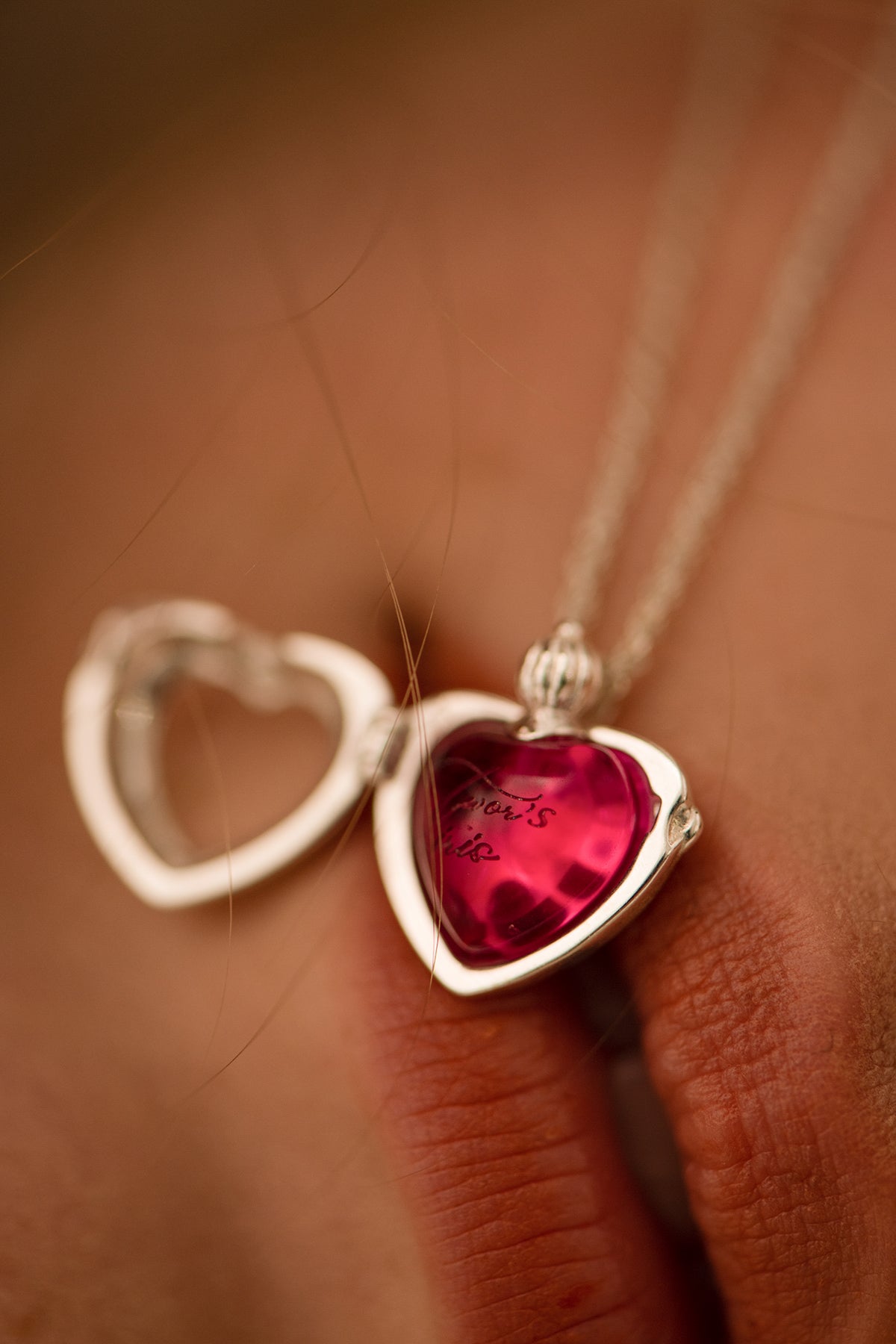 Heart in a Bottle Necklace