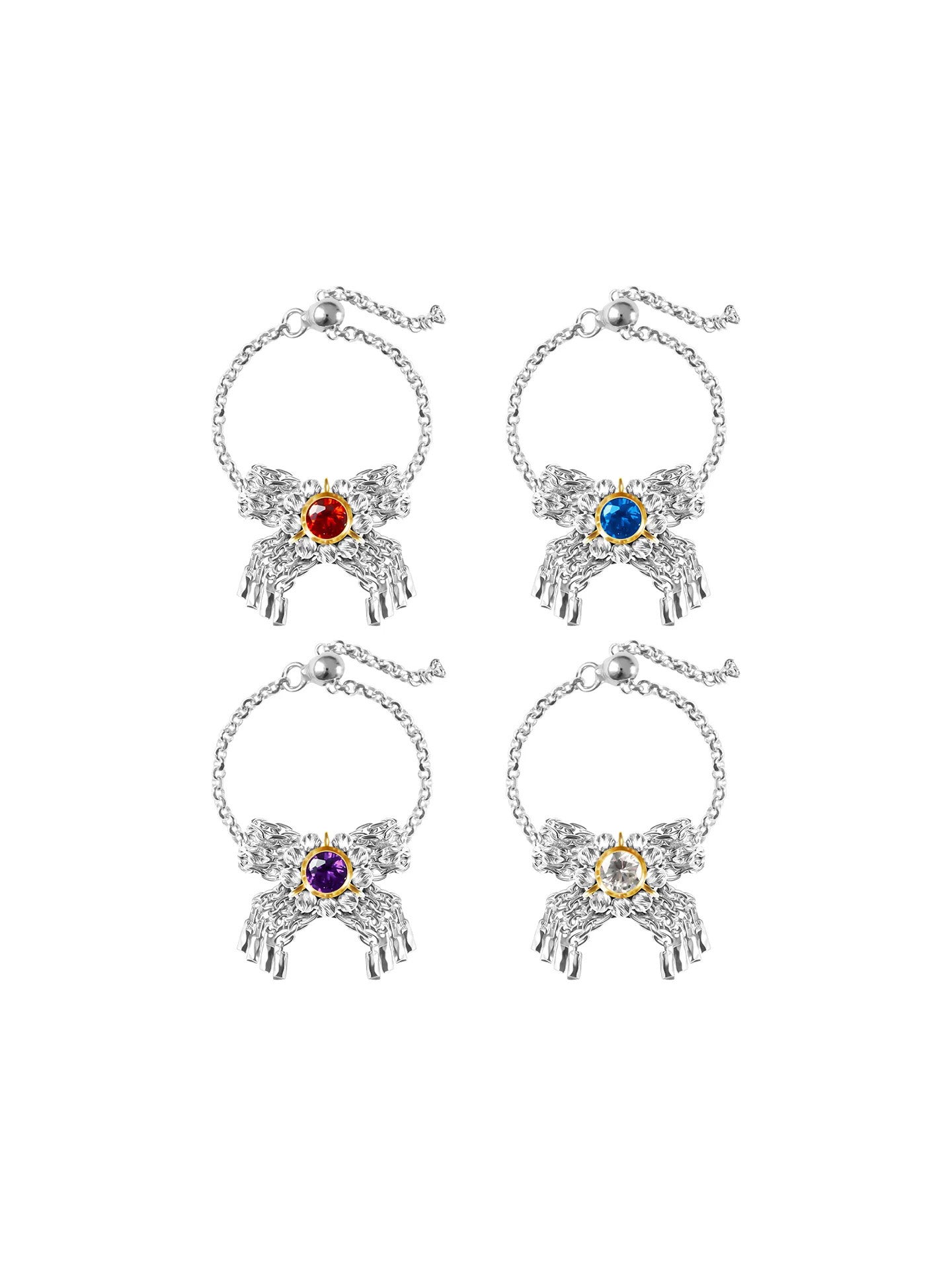 Oil Palette Bow Ring